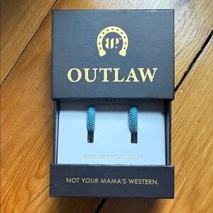 Bomb Party Outlaw Turquoise Beaded Earrings